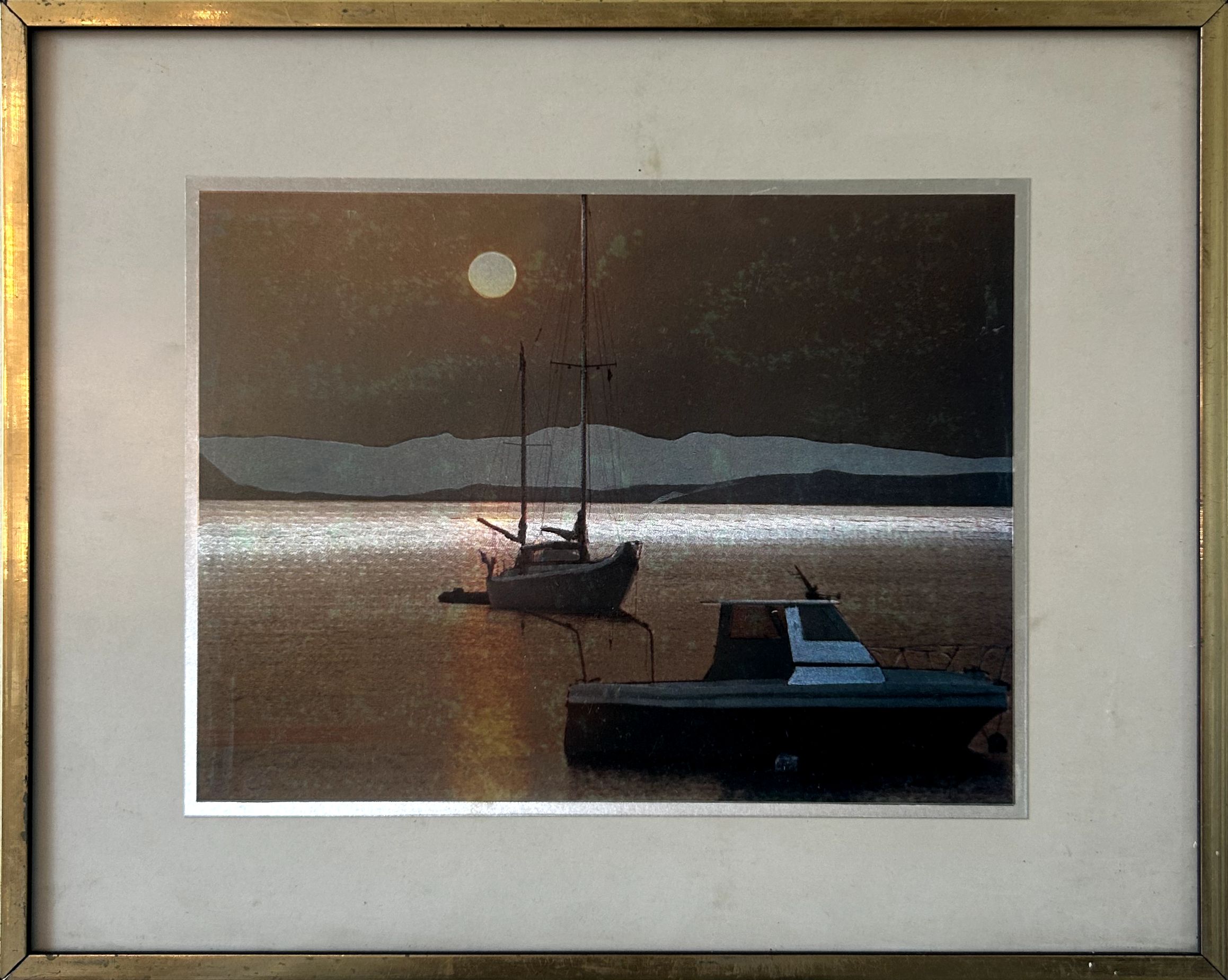 Untitled (Boats at Sunset)