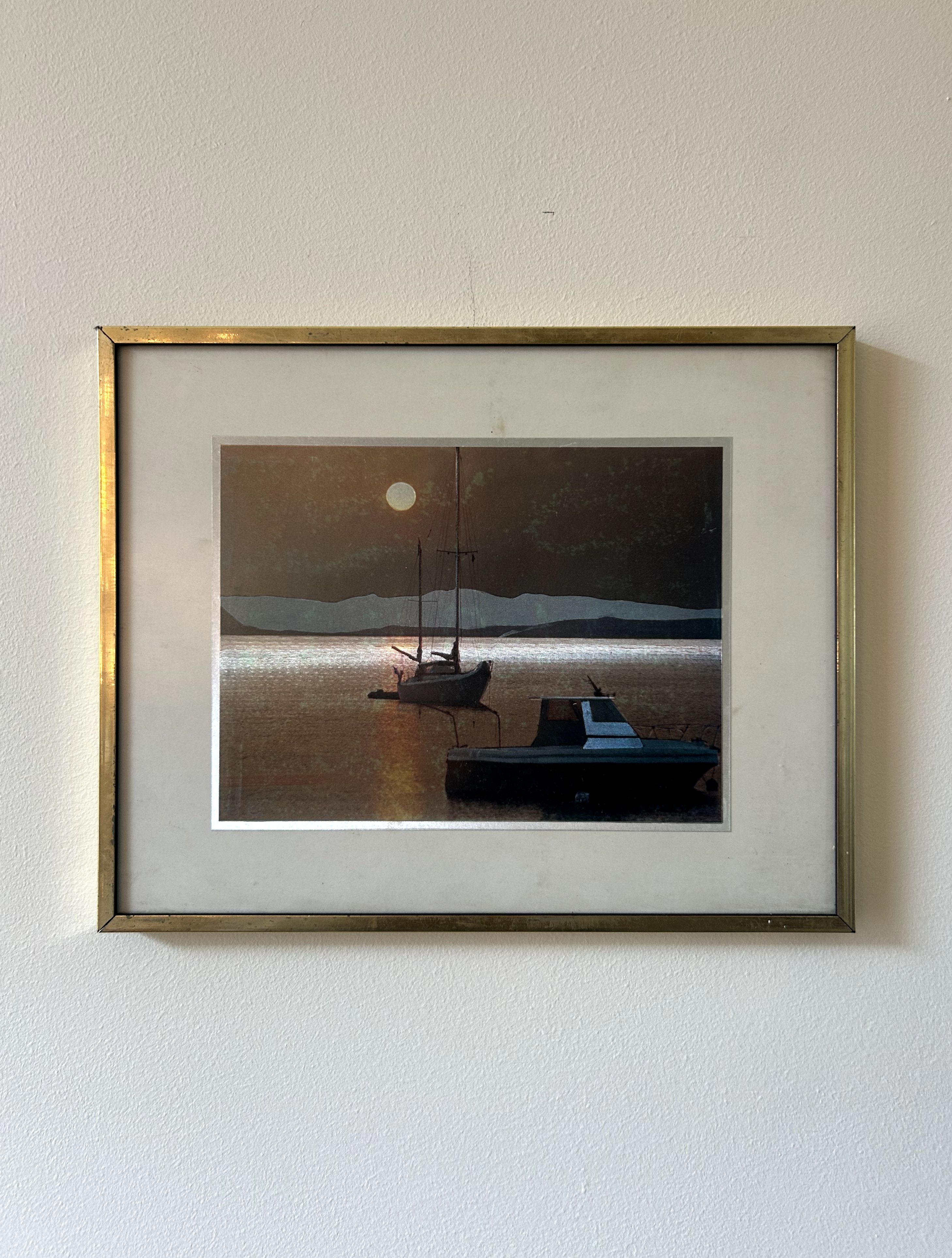 Untitled (Boats at Sunset)